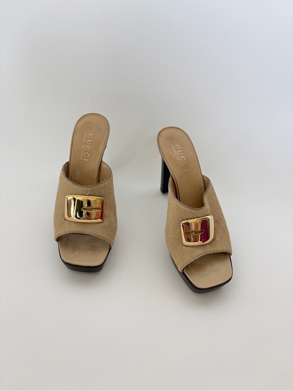 Gucci Archive by Tom Ford 1996 A/W cowhide heels size 6.5